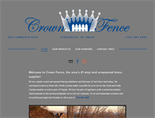 Tablet Screenshot of crownfence.org